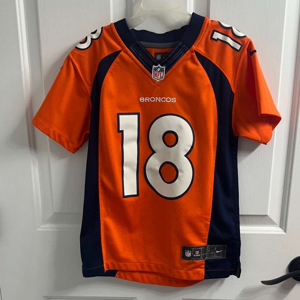 NFL Kids Orange and Navy Jersey